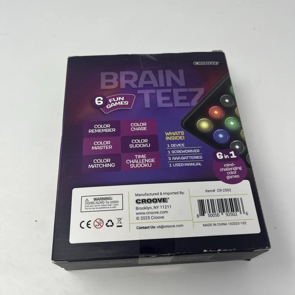 Brainteez 6‎ in 1 Brain Teasers & Memory Game 6 Fun Game for Kids NEW